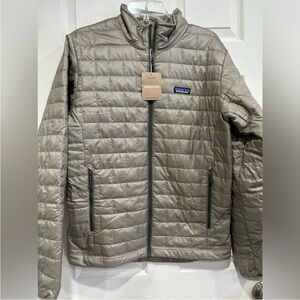 Patagonia Men’s Small Nano Puff Insulated Jacket Seabird Grey NWT Puffer